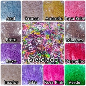 ELASTICO DE SILICONE PEQUENO - PCT C/ 10.000 UNIDADES