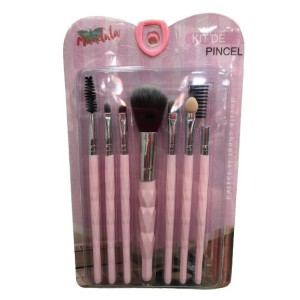 KIT DE PINCEIS PARA MAQUIAGEM DOCILE - MANDALA - CONTEM 7 PINCEIS