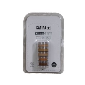 CORRETIVO CREMOSO 5 CORES SAFIRA